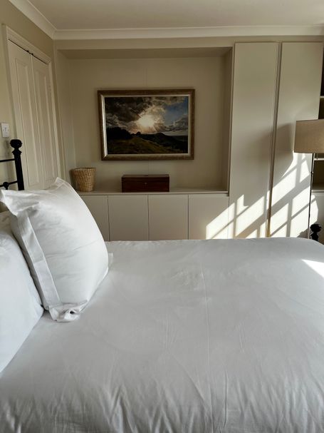 Calm bedroom of London project